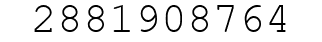 Number 2881908764.