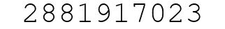 Number 2881917023.