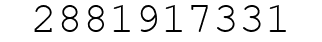 Number 2881917331.