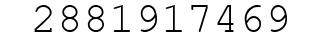 Number 2881917469.