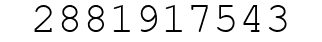 Number 2881917543.