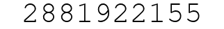 Number 2881922155.