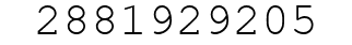 Number 2881929205.