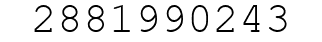 Number 2881990243.