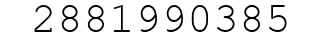 Number 2881990385.