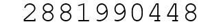 Number 2881990448.
