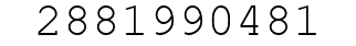 Number 2881990481.