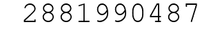 Number 2881990487.