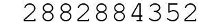 Number 2882884352.