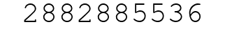 Number 2882885536.