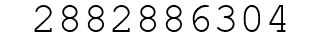 Number 2882886304.