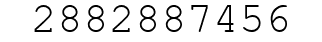 Number 2882887456.