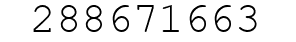 Number 288671663.