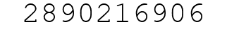 Number 2890216906.