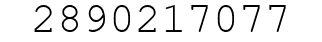 Number 2890217077.