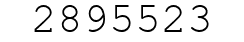 Number 2895523.