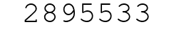 Number 2895533.