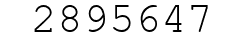 Number 2895647.
