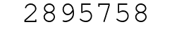Number 2895758.