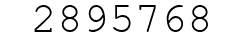 Number 2895768.