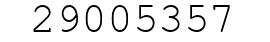 Number 29005357.