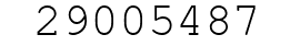 Number 29005487.