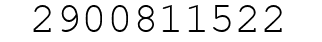 Number 2900811522.