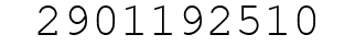 Number 2901192510.