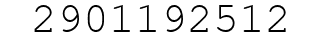 Number 2901192512.