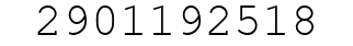 Number 2901192518.