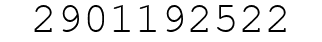 Number 2901192522.