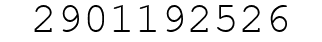 Number 2901192526.