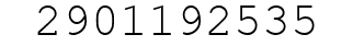 Number 2901192535.