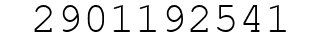 Number 2901192541.