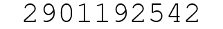 Number 2901192542.