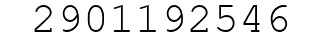 Number 2901192546.