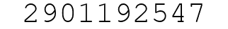 Number 2901192547.