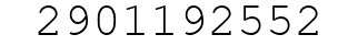 Number 2901192552.