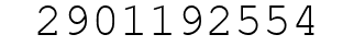 Number 2901192554.