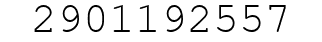 Number 2901192557.