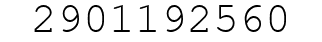 Number 2901192560.