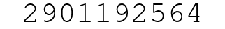 Number 2901192564.