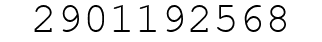 Number 2901192568.