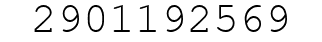 Number 2901192569.