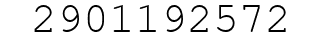 Number 2901192572.