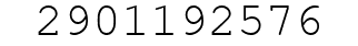 Number 2901192576.