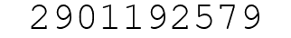 Number 2901192579.