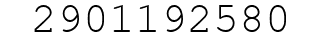 Number 2901192580.