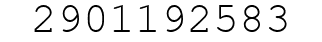 Number 2901192583.