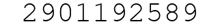 Number 2901192589.
